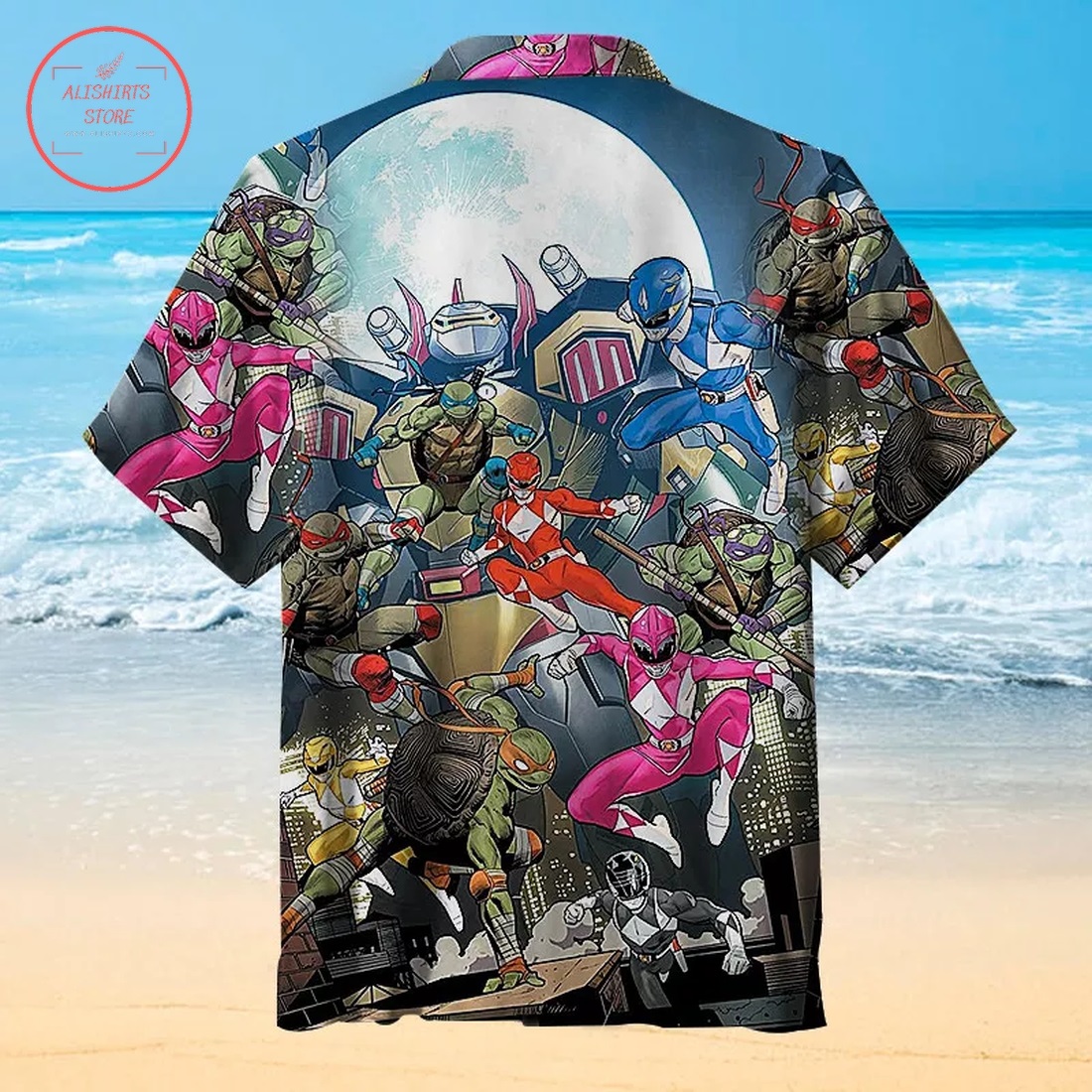 The Science Ninja Turtle Hawaiian Shirt