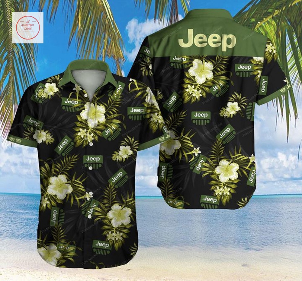 Tlmus Jeep Short Sleeve Hawaii Shirt