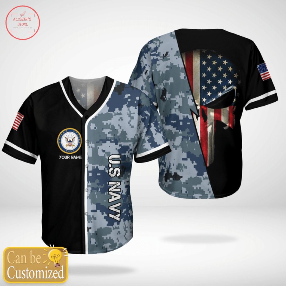US Navy Personalized Custom Jersey