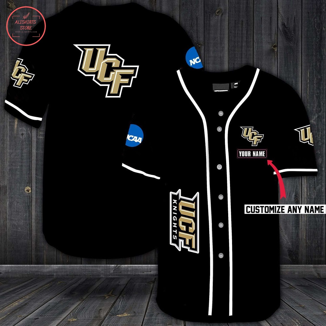 Ucf Knights Personalized Baseball Jersey