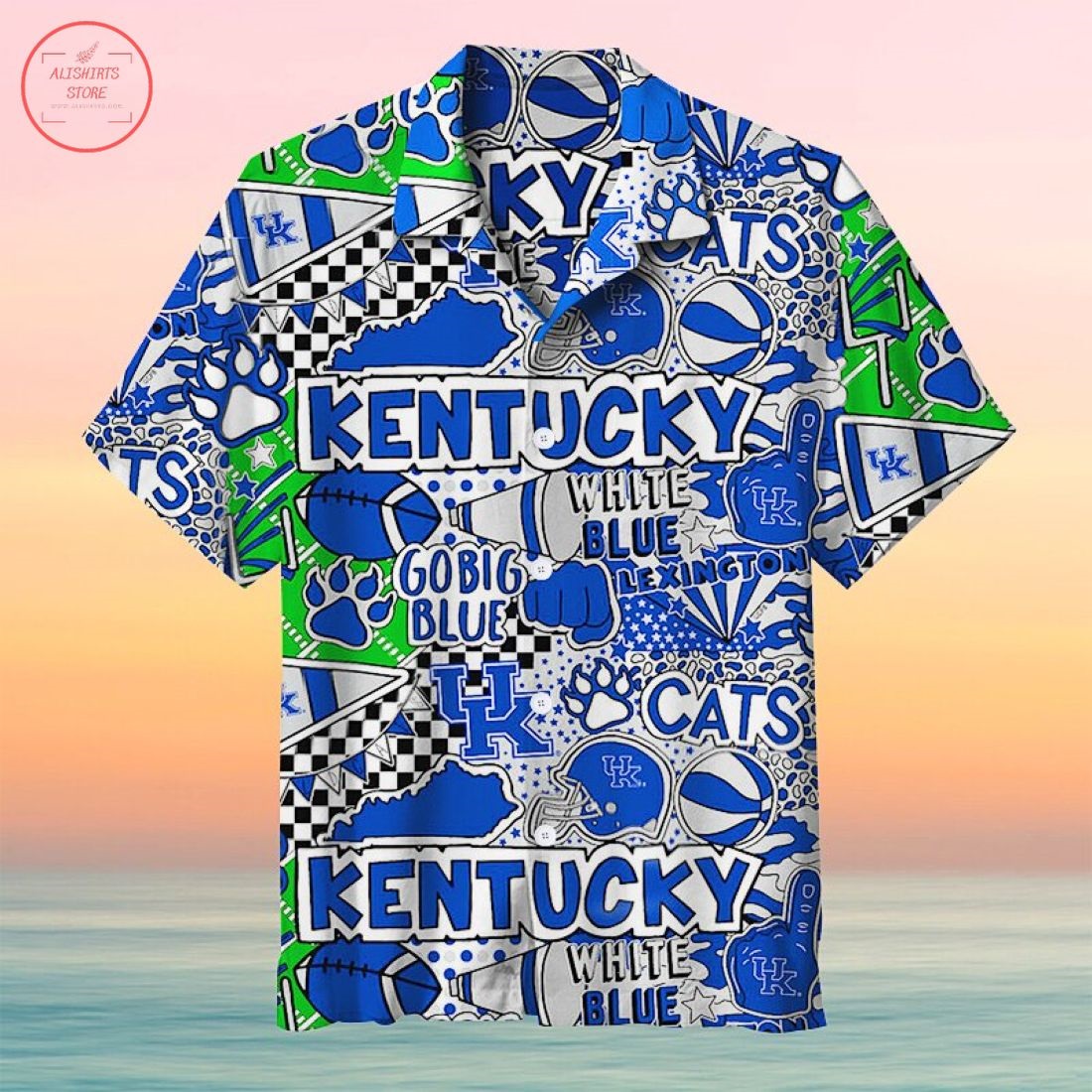 University of Kentucky Wildcats Hawaiian Shirt