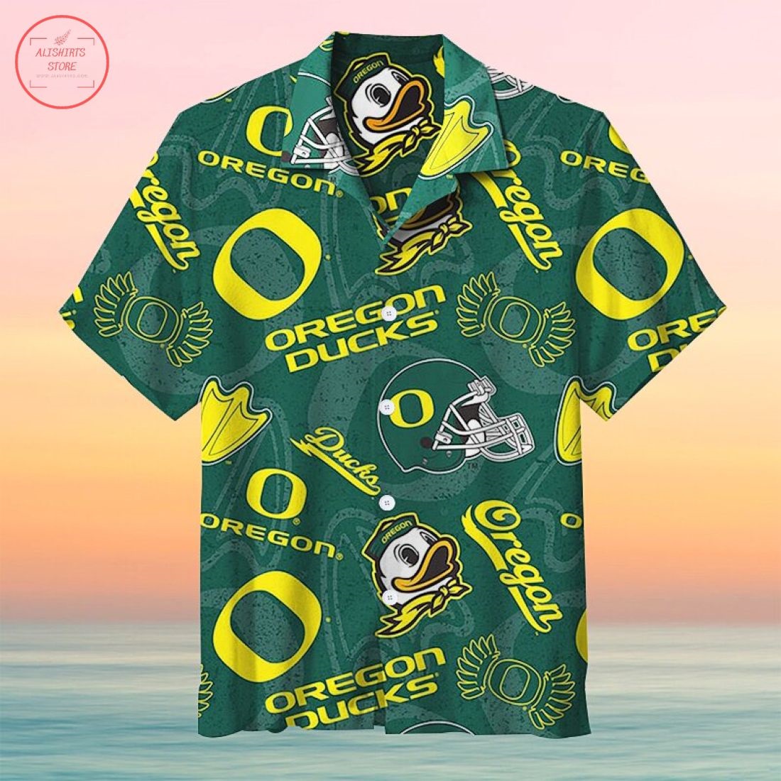 University of Oregon Ducks Hawaiian Shirt