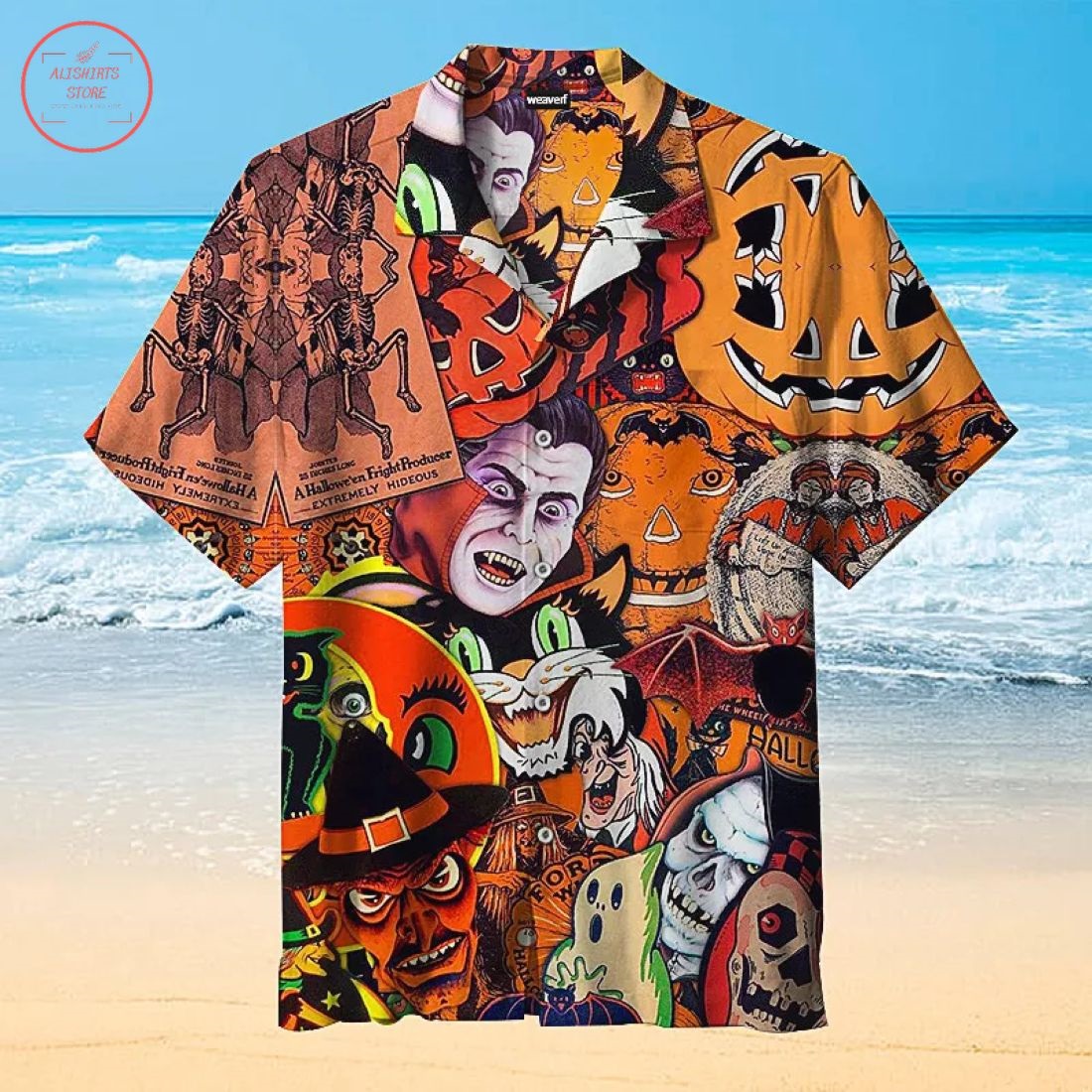 Vampire Halloween Hawaiian Shirt