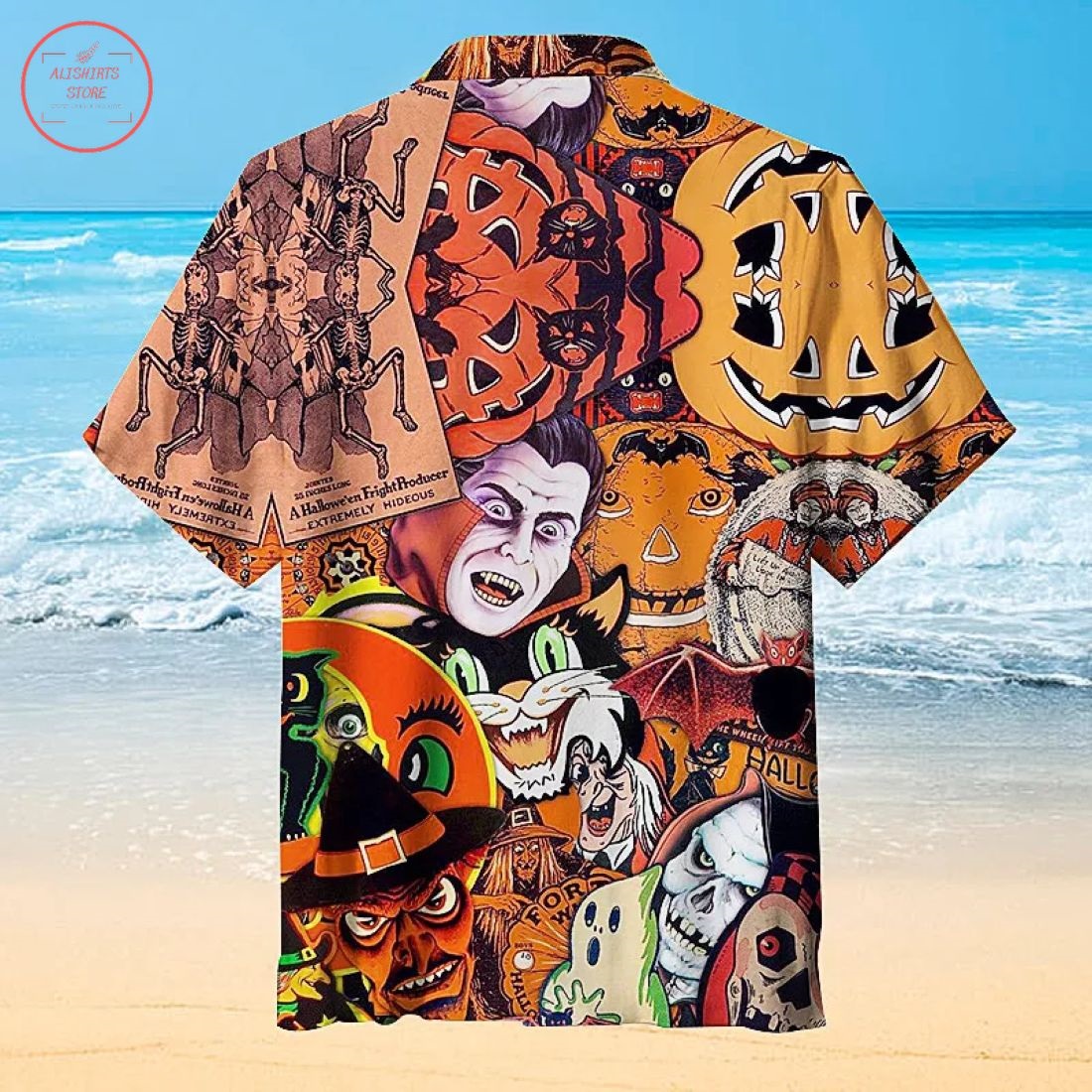 Vampire Halloween Hawaiian Shirt