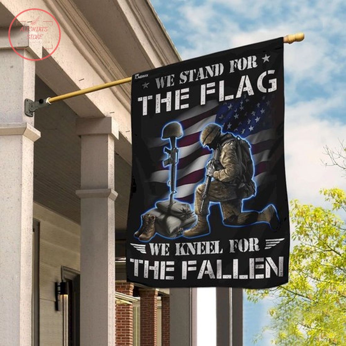 Veteran We Stand For The Flag