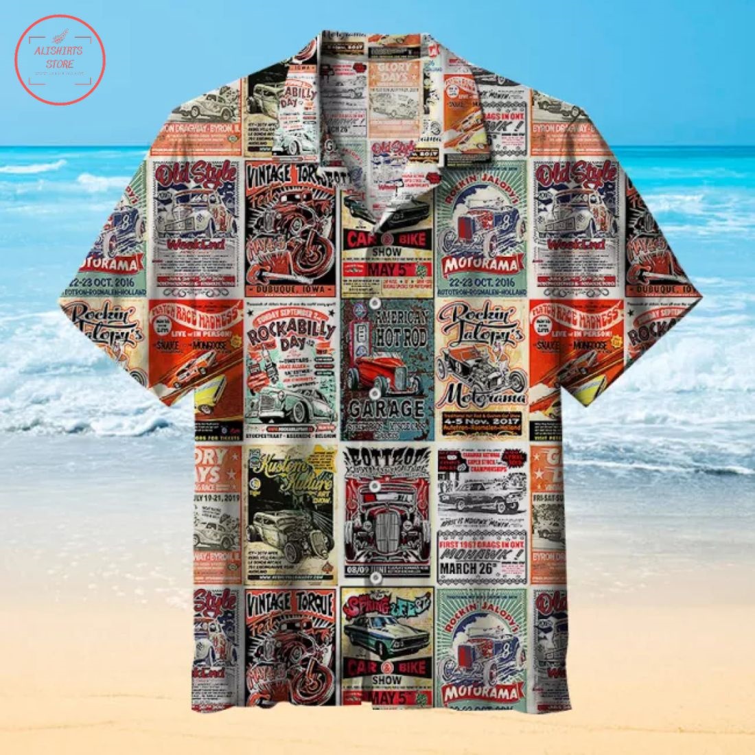 Vintage Rodding Hawaiian Shirt