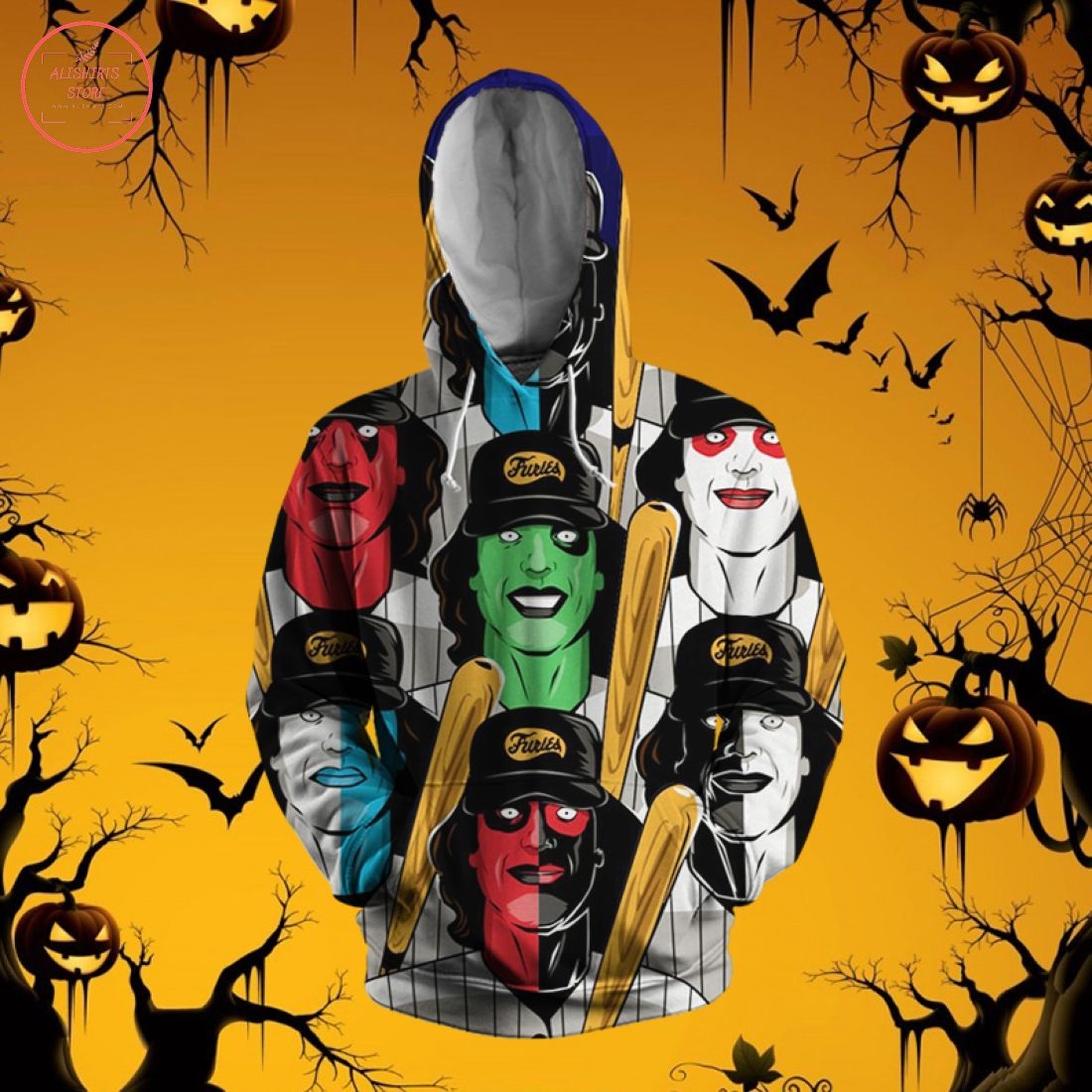 Warriors Poster Halloween 3D Hoodie