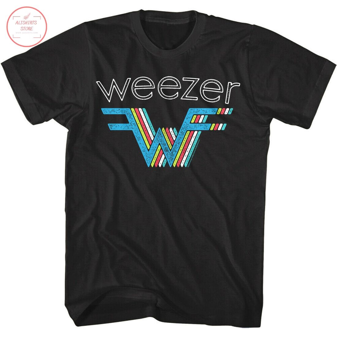 Weezer 3D Rainbow Logo Shirt