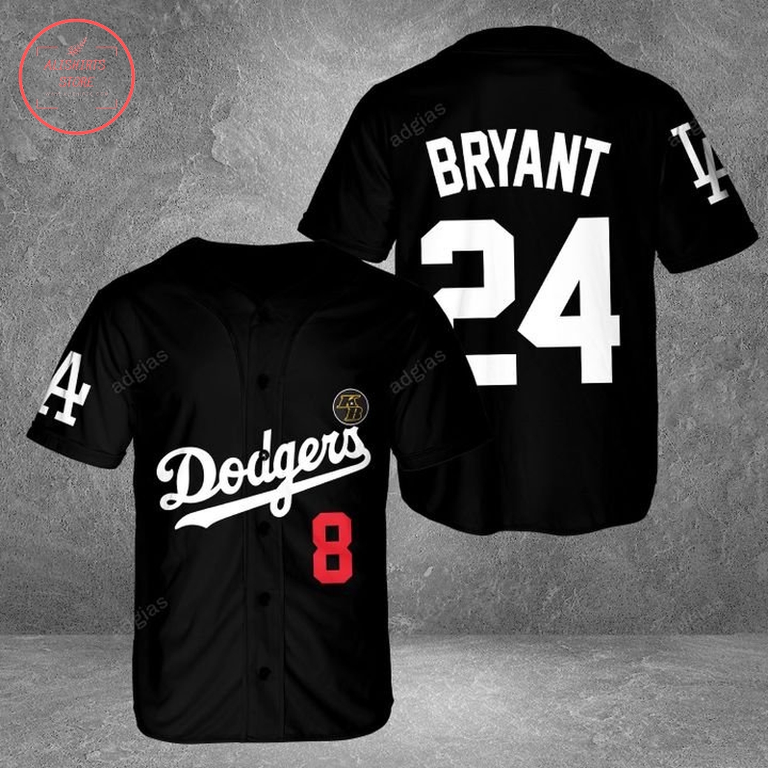 Personalize LA Dodgers Baseball Jersey