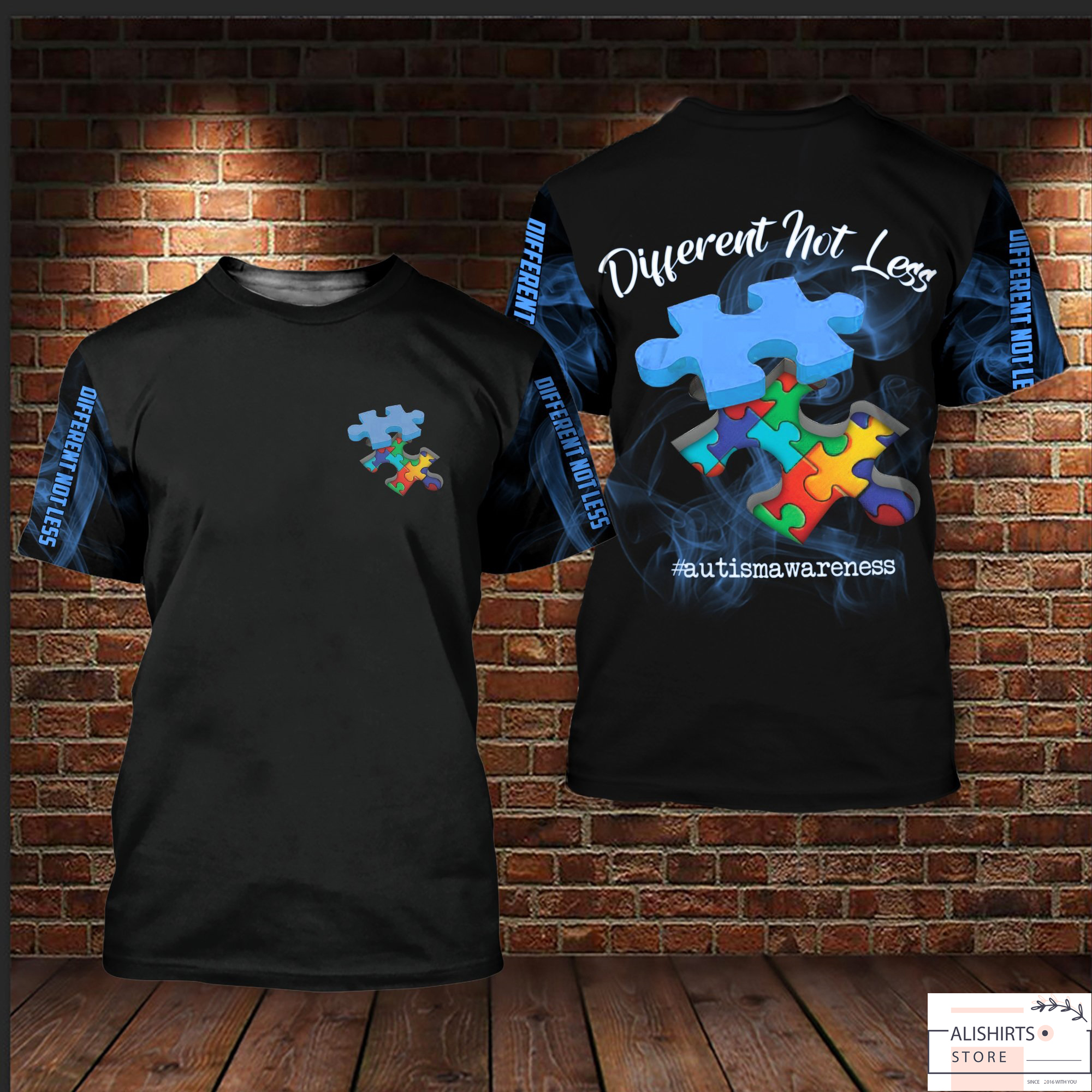 Autism Different Not Less 3D All Over Shirt