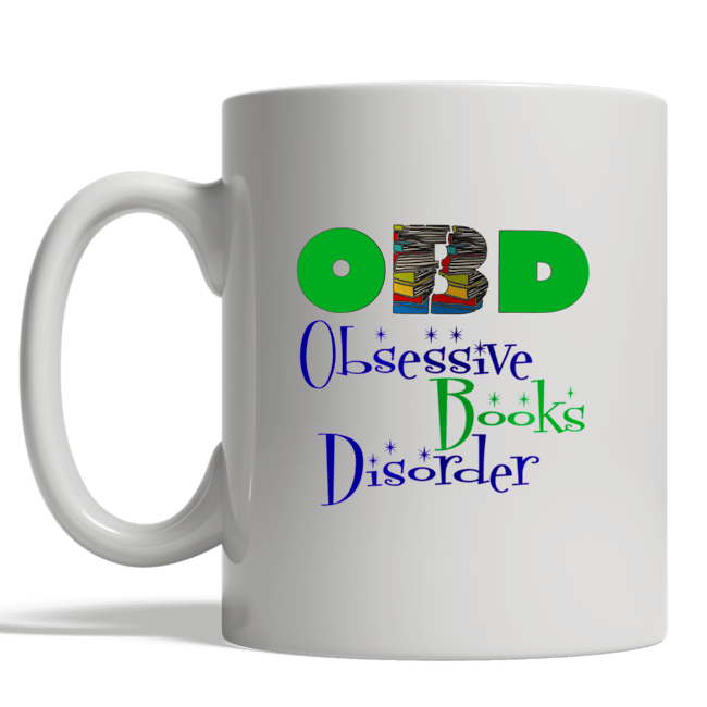 OBD Obsessive Books Disorder White Mug