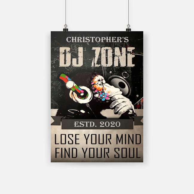 DJ Monkey Lose Your Mind Art Prints Poster