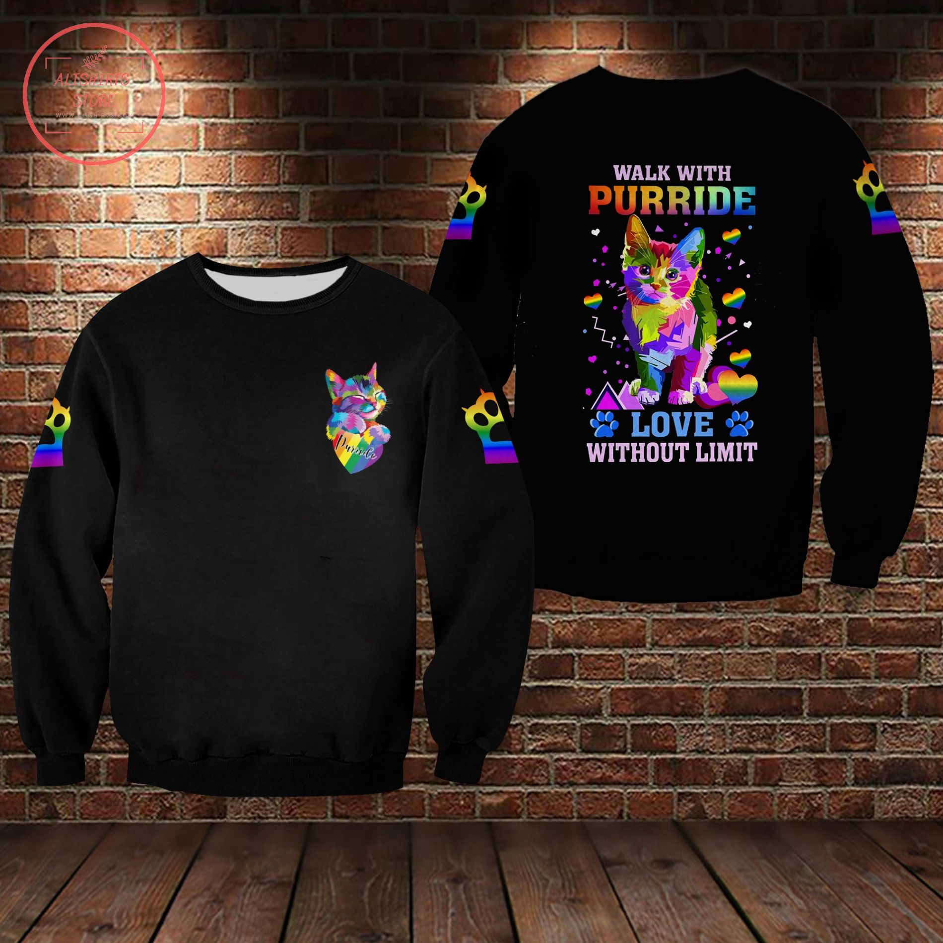 Pride Parade 2021 Lgbt Walk With Purride Love Without Limit 3D All Over Shirts