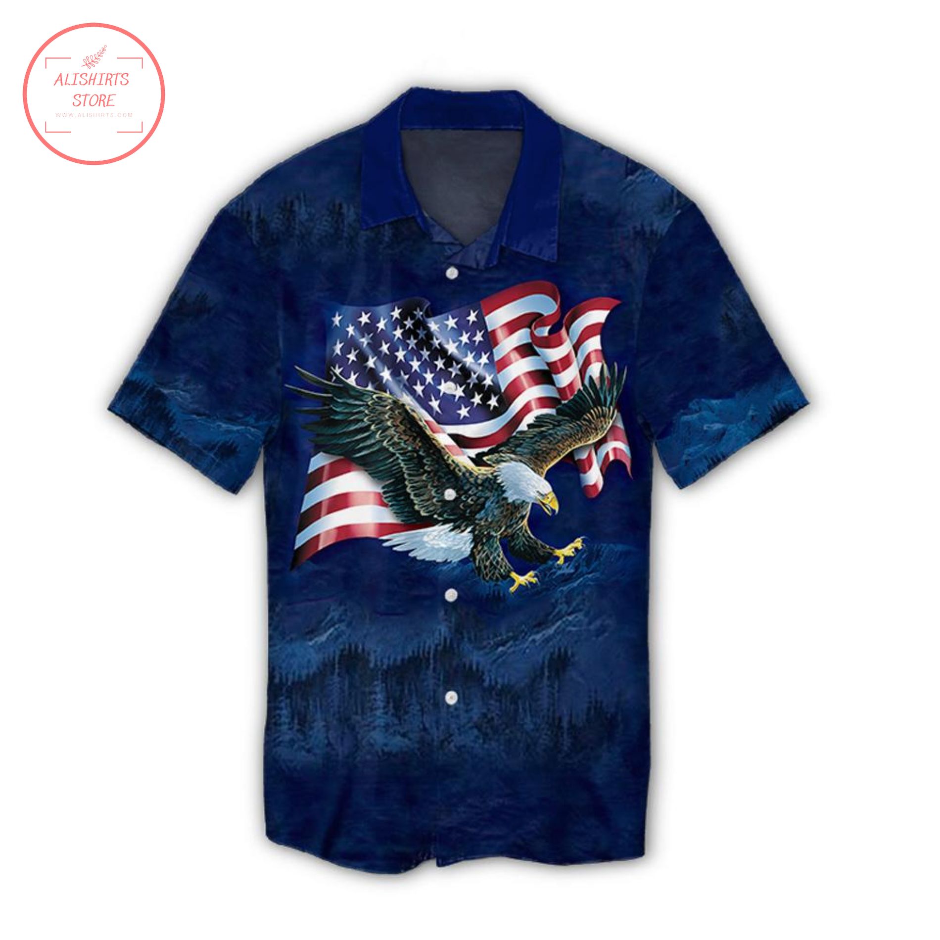 American Eagle Happy independence Day Hawaii Shirt