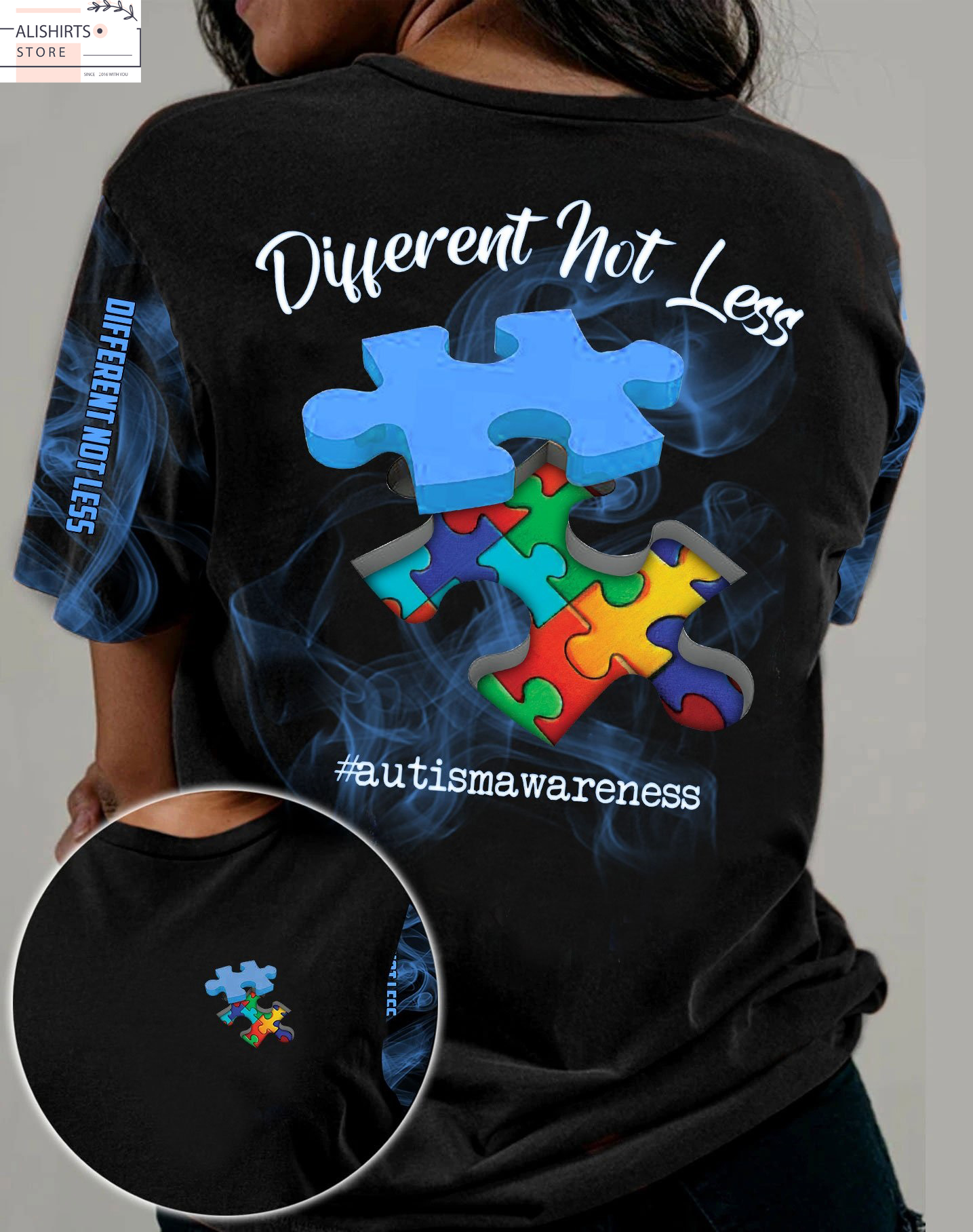 Autism Different Not Less 3D All Over Shirt