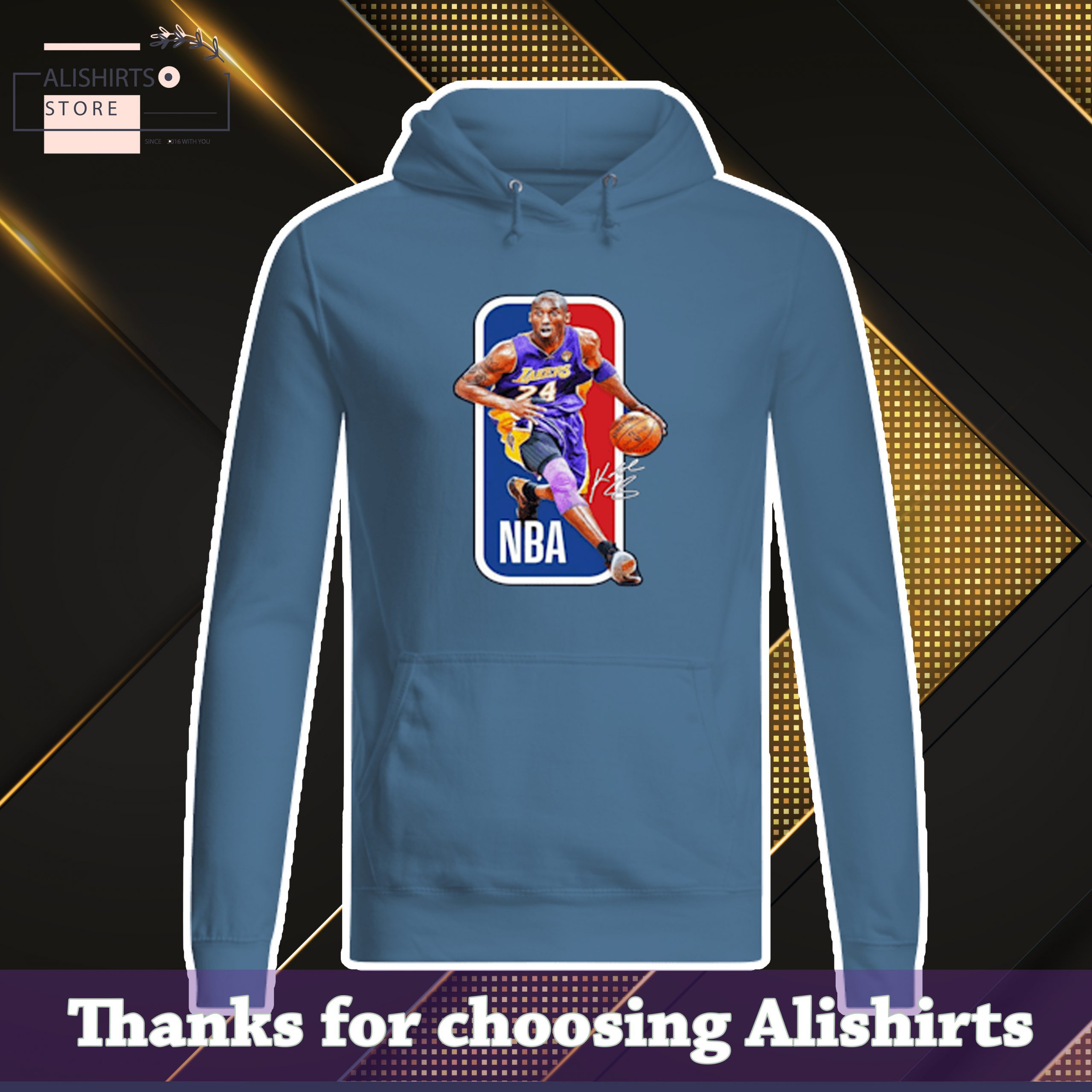 Rip Kobe Bryant NBA Lakers 24 hoodie