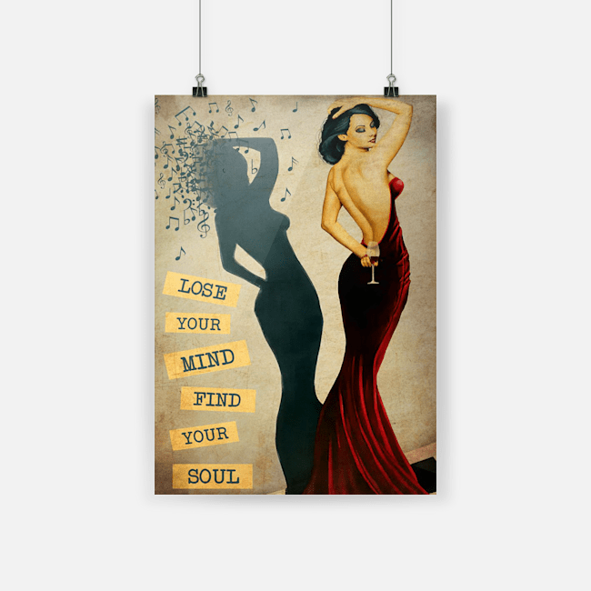 Music And Wine Lose Your Mind Vertical Poster
