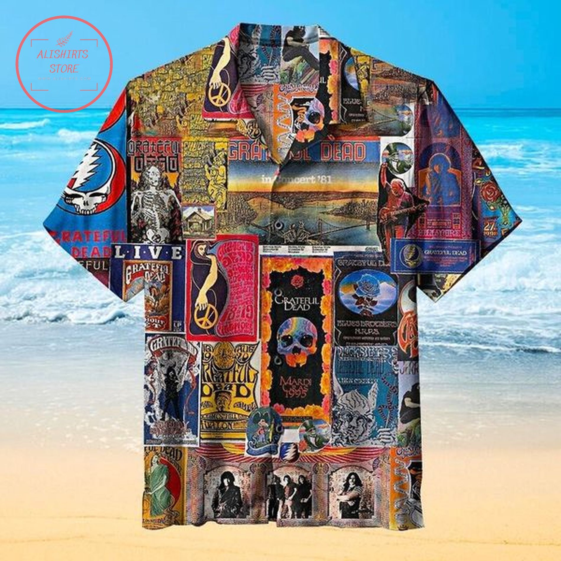 Greatful Dead Songs hawaiian Shirts