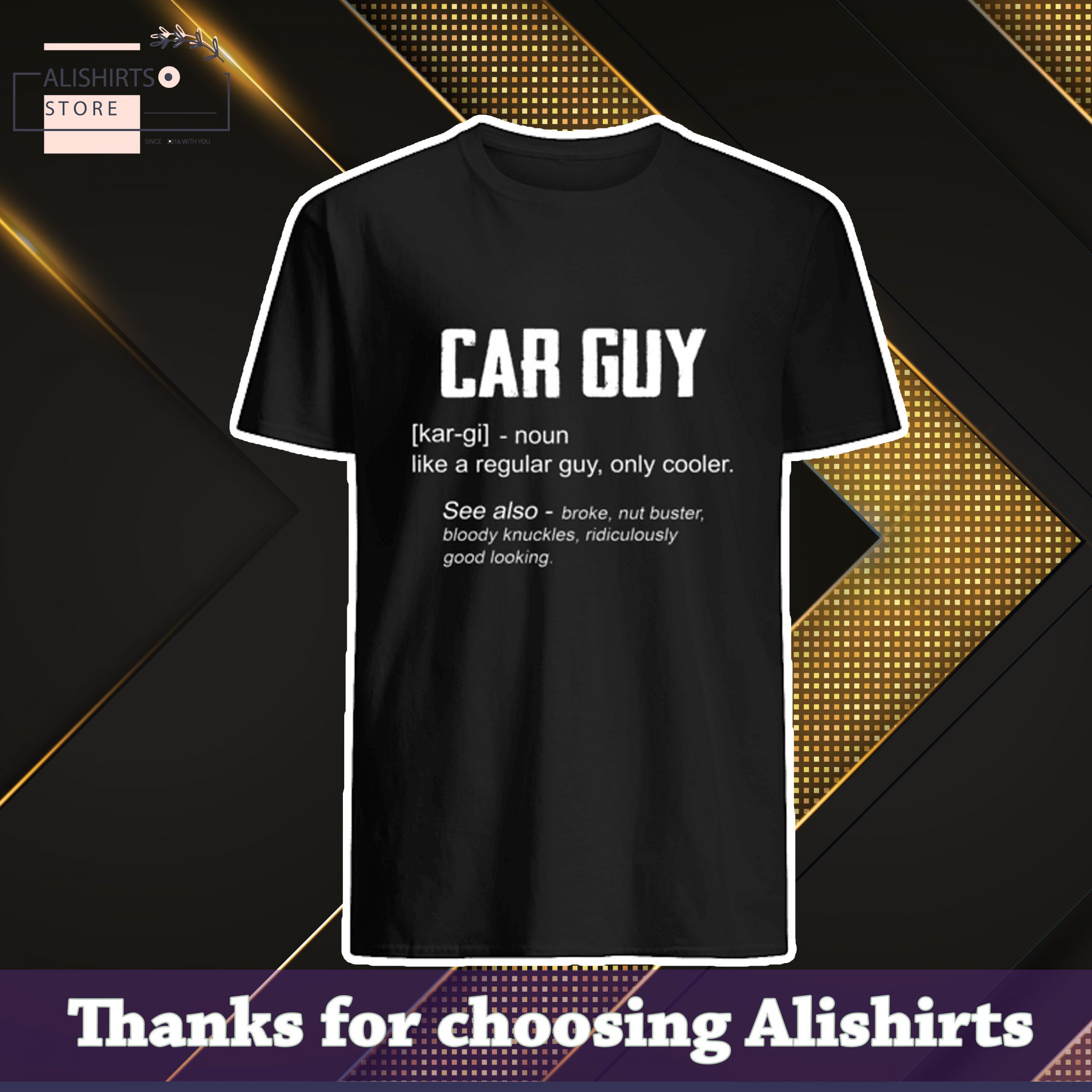Funny Car Guy T-shirt Gift Car Guy Definition Crewneck Shirt