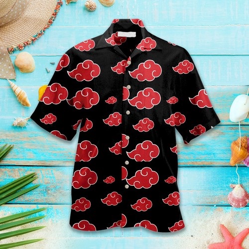 Naruto Akatsuki Hawaiian Custom Summer Shirt