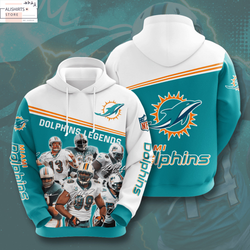 NFL Miami Dolphins 3D Hoodie