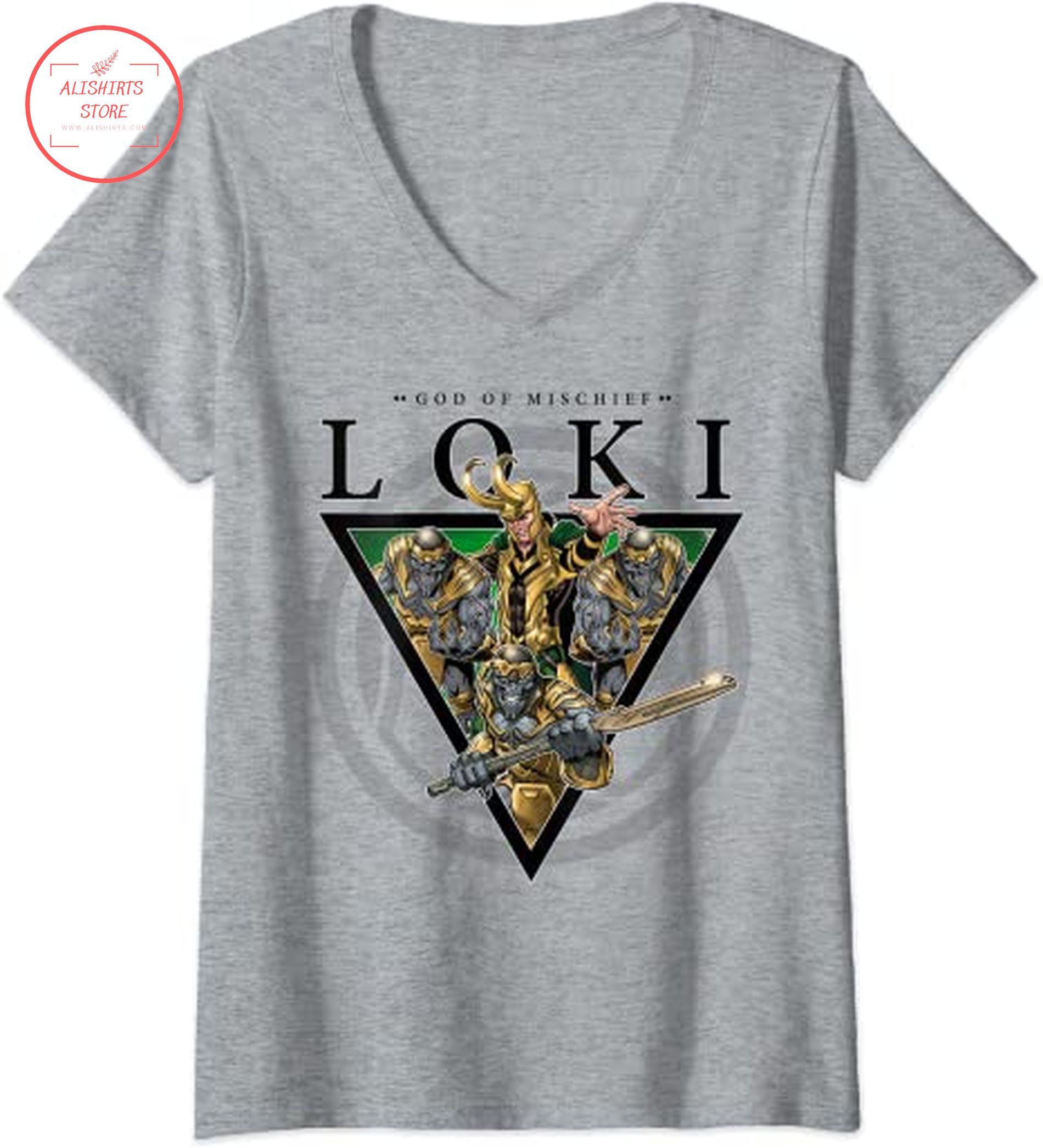 Loki God of mischef vintage Marvel shirts