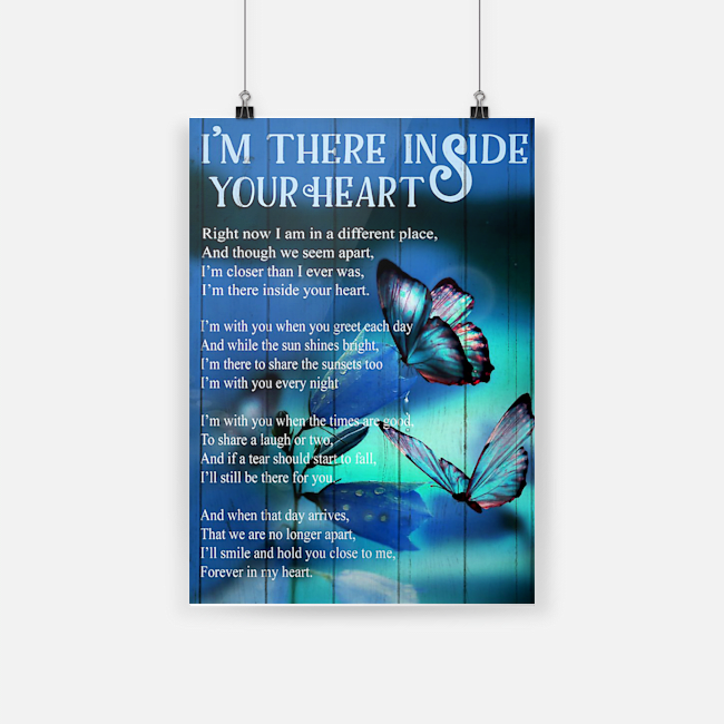 Im there inside your heart Vertical Poster