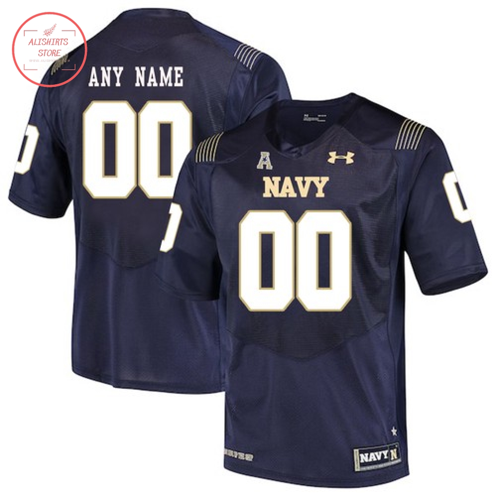 Navy Amoured personalized jersey