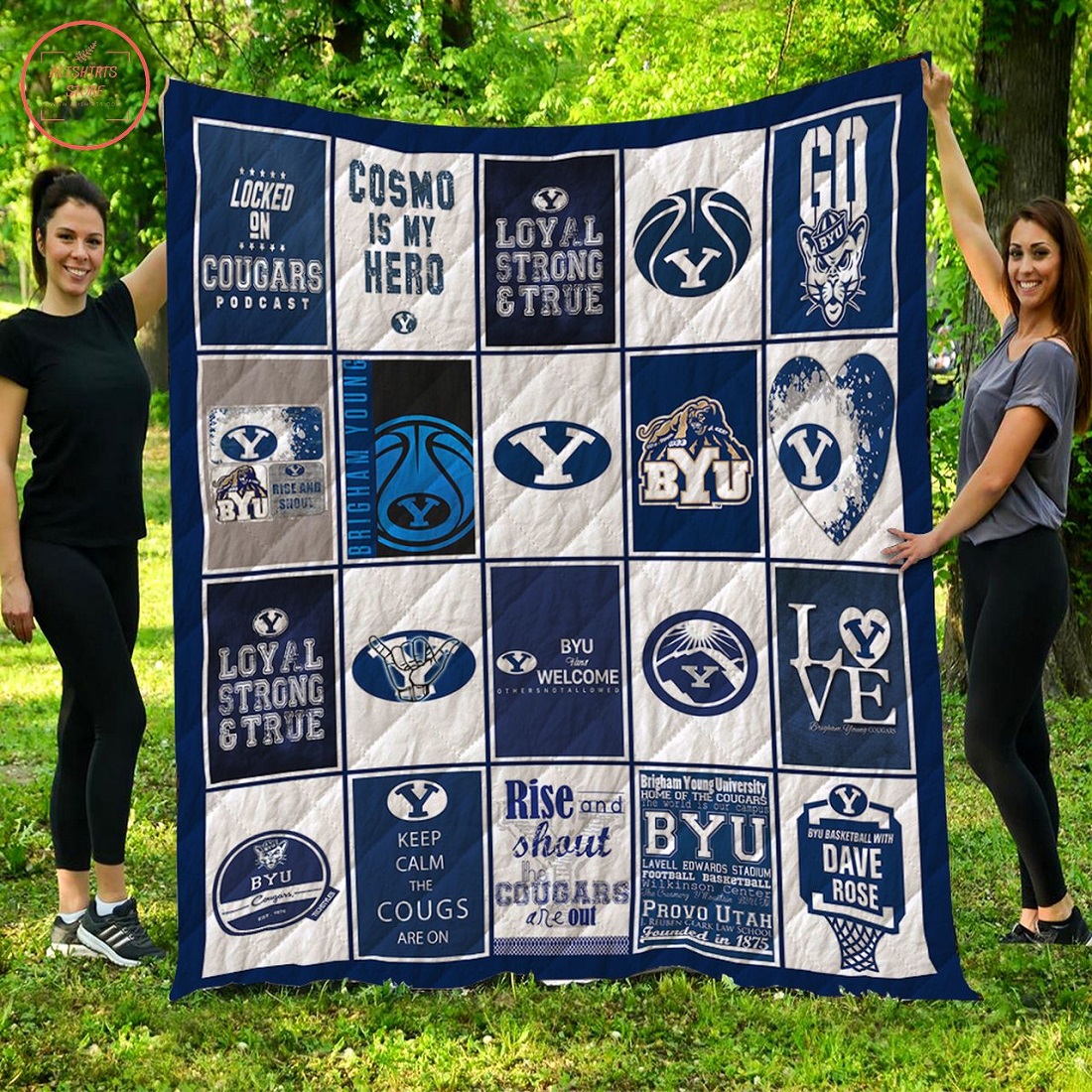 BYU Cougars NCAA Quilt Blanket