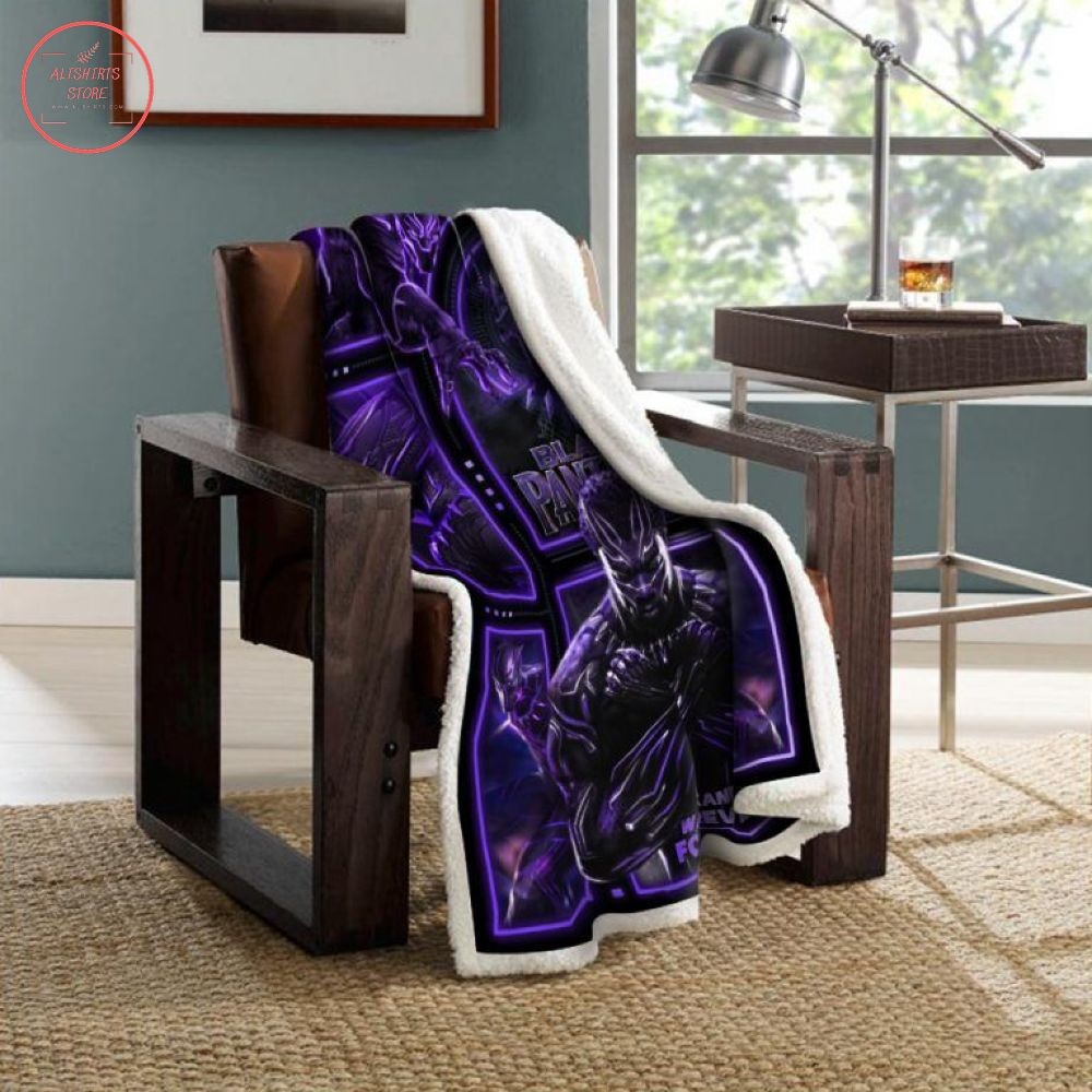 Black Panther Wakanda Forever Blanket