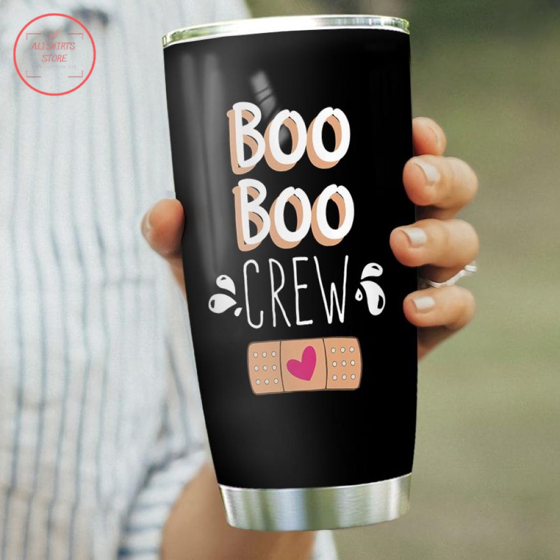 Boo Boo Crew Happy Halloween Boo Ghost Scary Tumbler