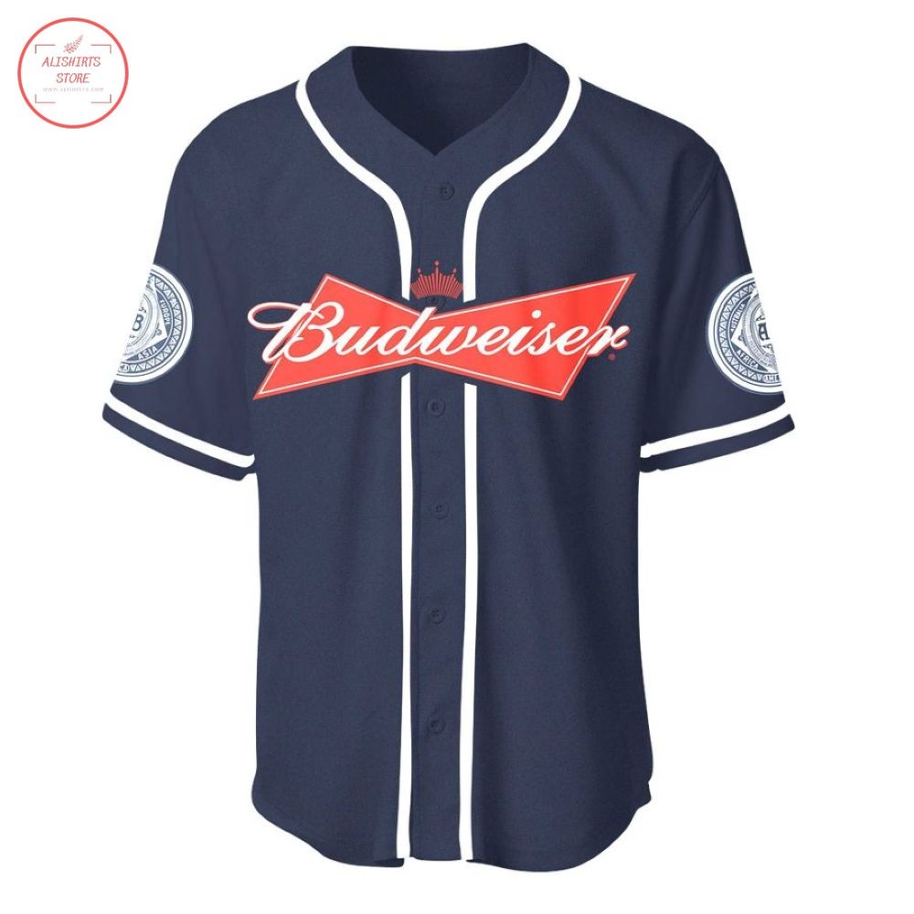 Budweiser King Of Beers Baseball Jersey