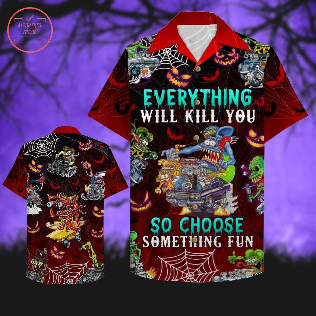 Choose Something Fun Halloween Hawaiian Shirt