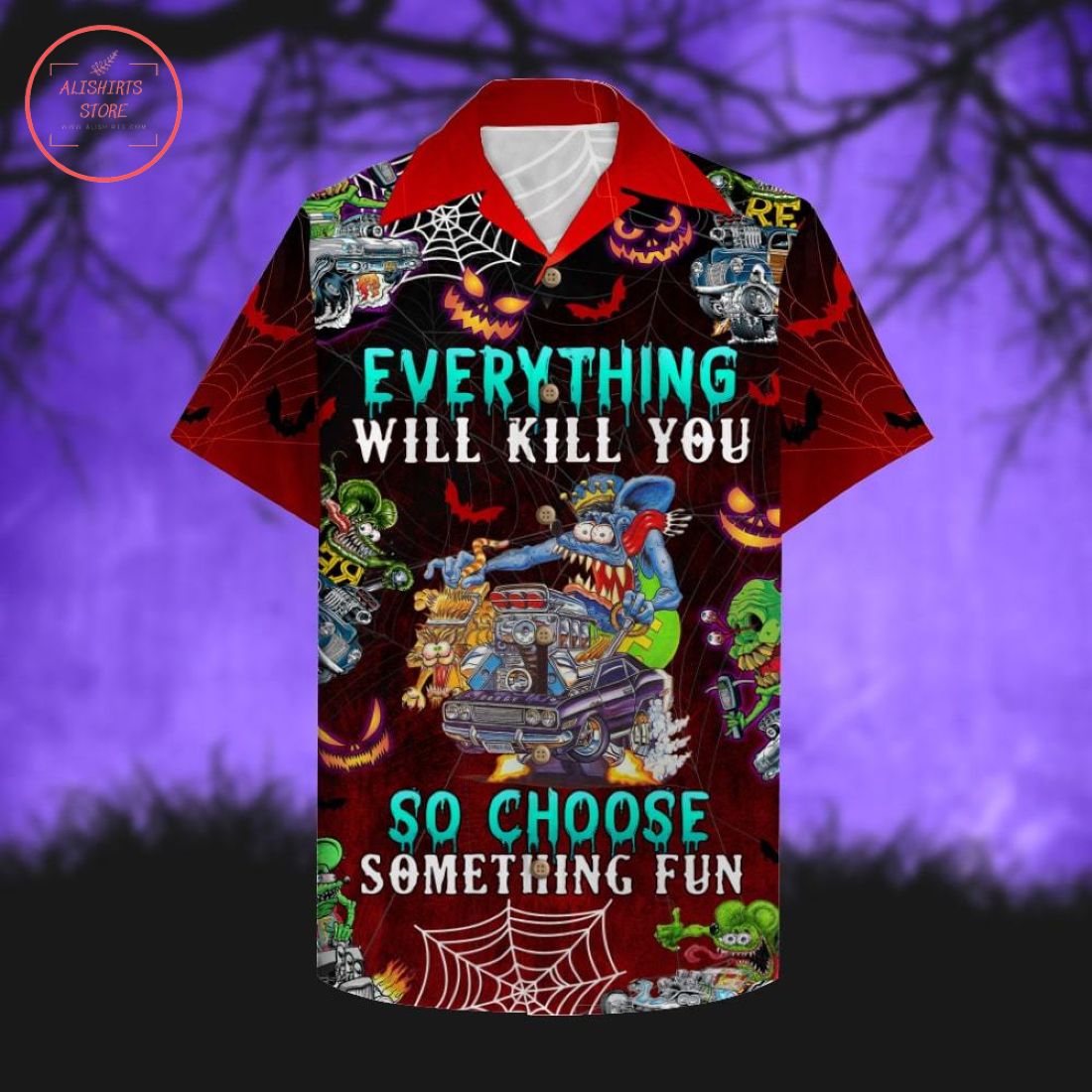 Choose Something Fun Halloween Hawaiian Shirt