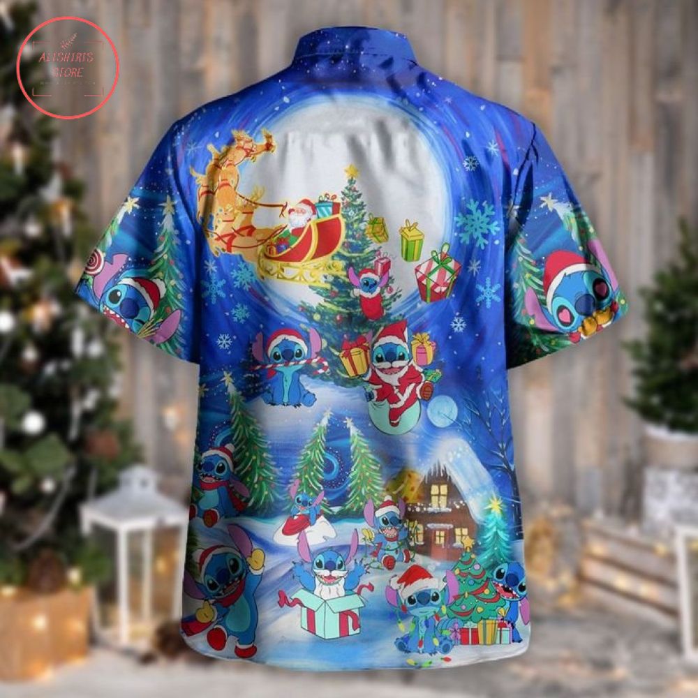 Christmas Sky Stitch Hawaiian Shirt