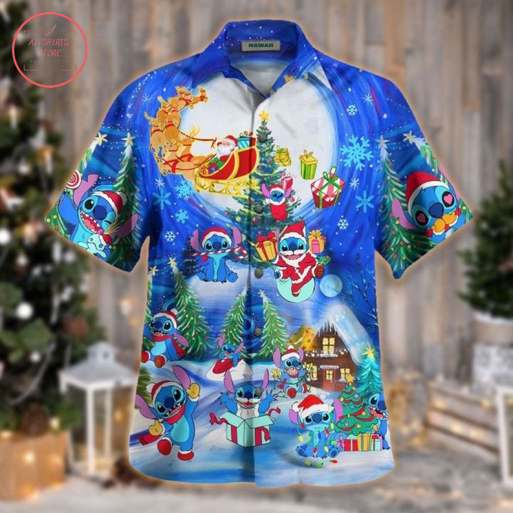 Christmas Sky Stitch Hawaiian Shirt