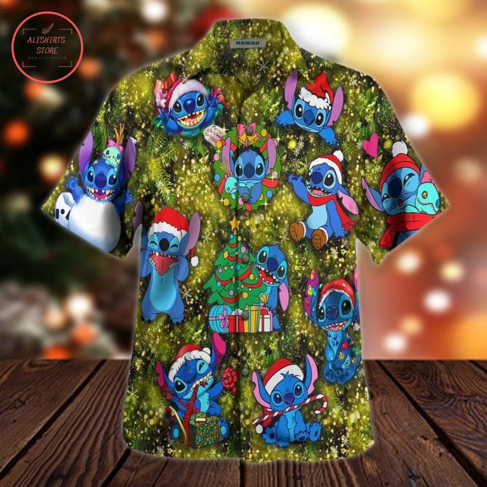 Christmas Tree Stitch Hawaiian Shirt