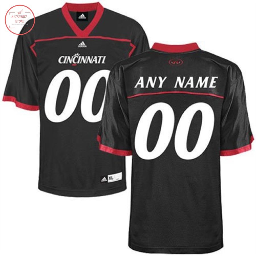 Cincinnati Bearcats Custom Black Football Jersey