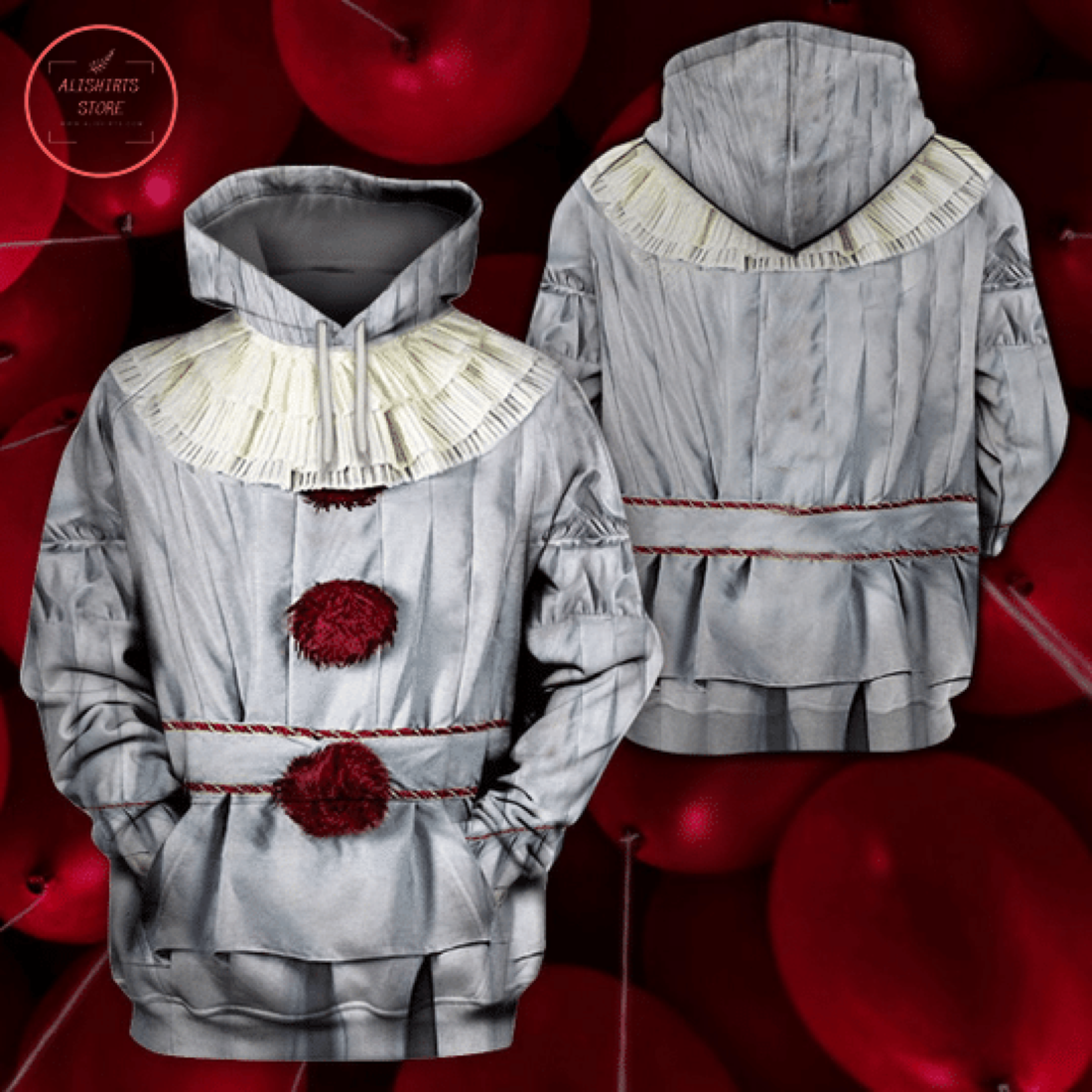 Clown Pennywise Halloween Hoodie 3D