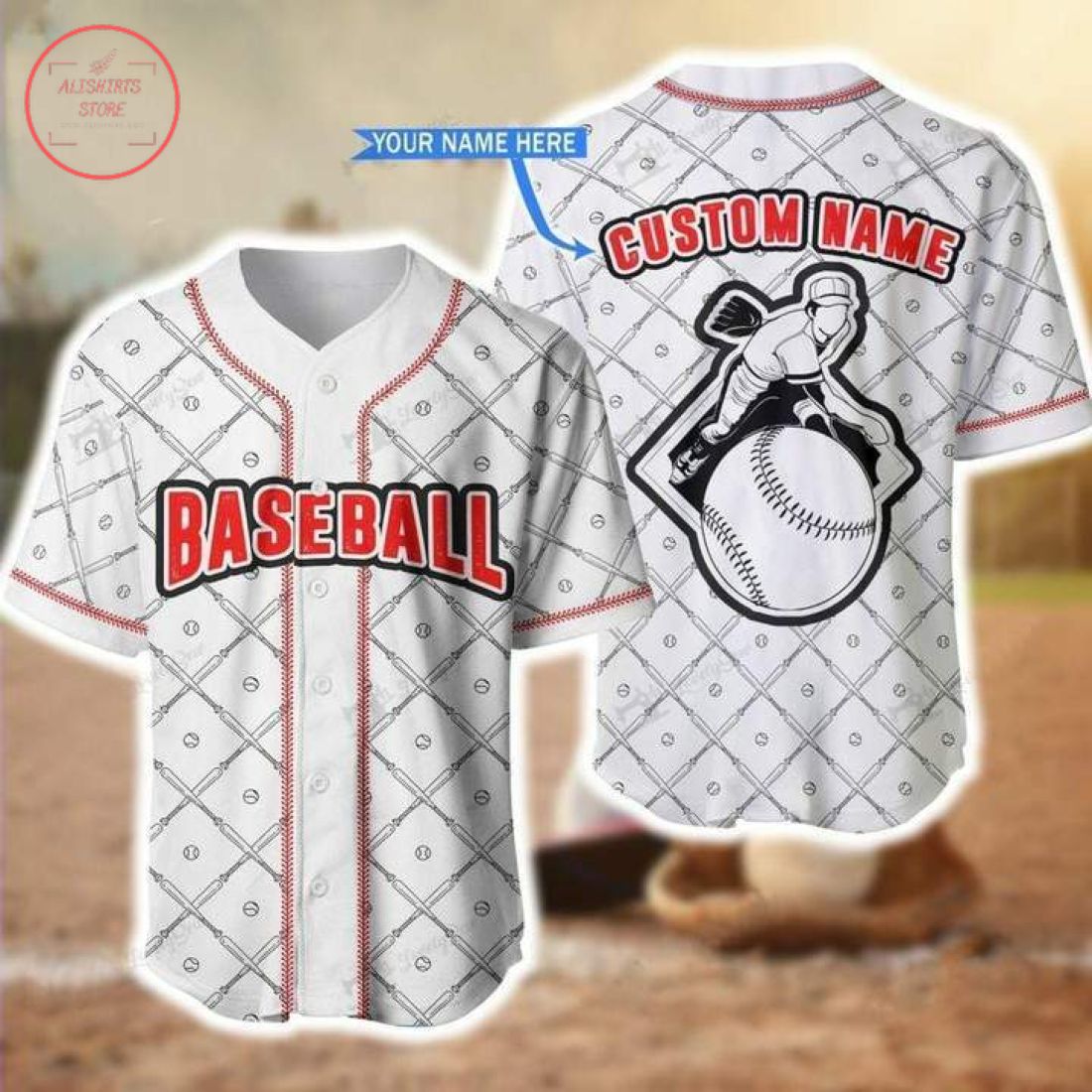 Custom Baseball Player White Baseball Jersey