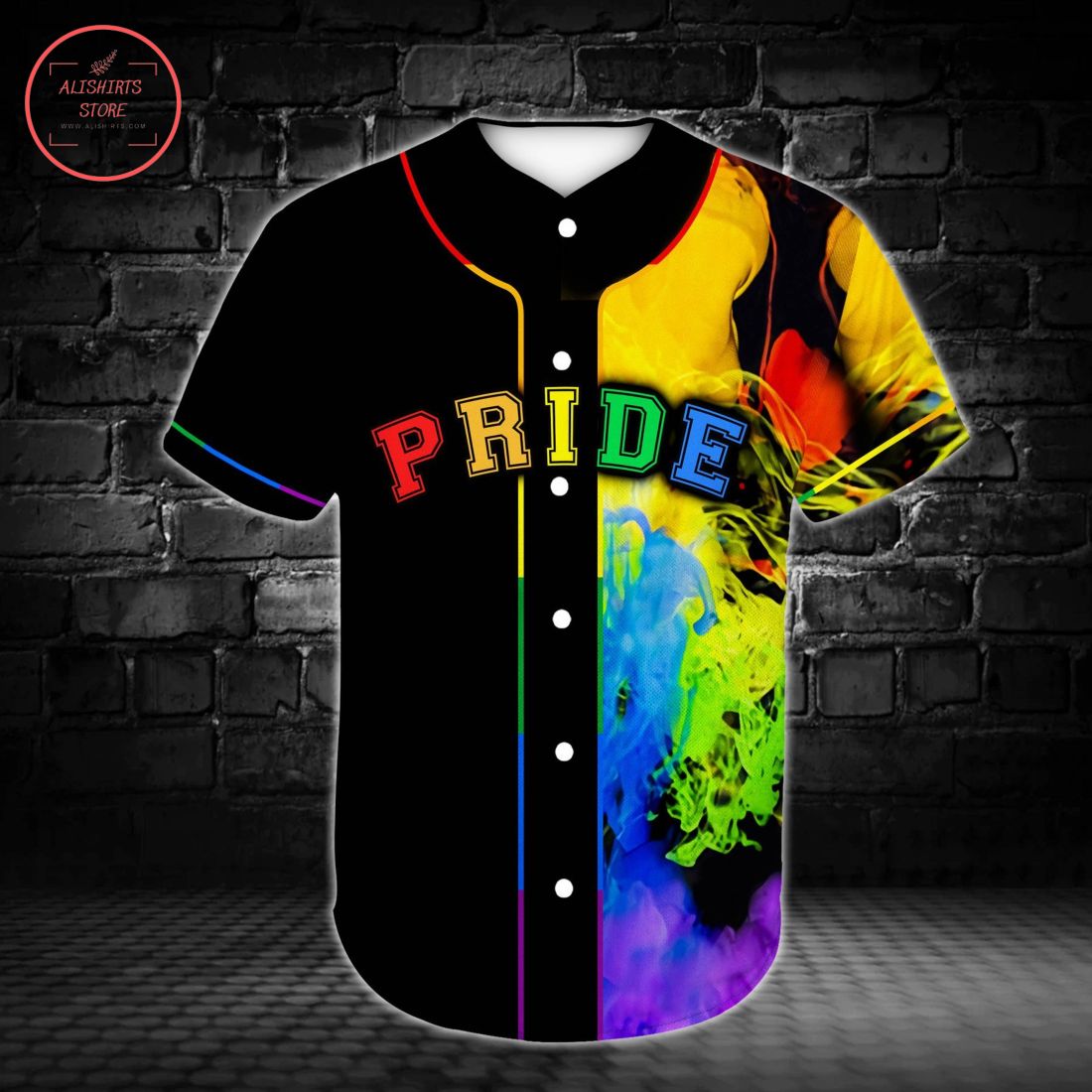 Custom LGBT Pride Queer Baseball Jersey