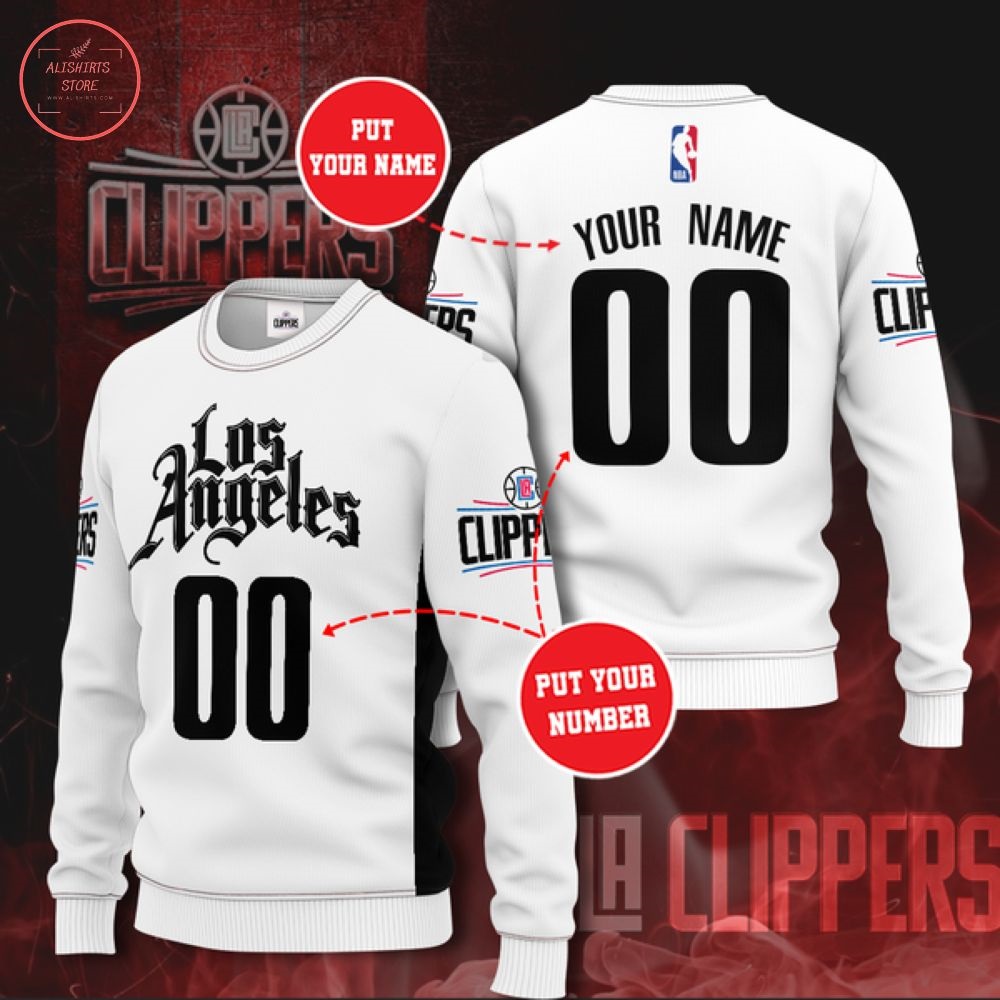 Custom NBA Los Angeles Clippers Sweater