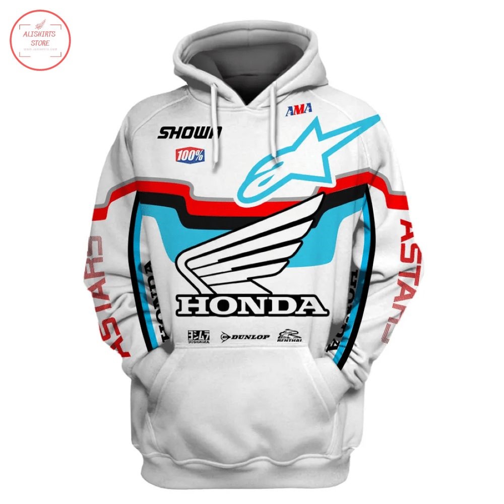 Custom Name Honda Racing Astars Shirt and Hoodie