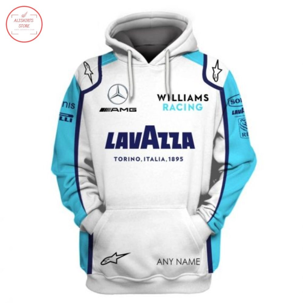 Custom Williams Racing Mercedes AMG Lavazza Hoodie