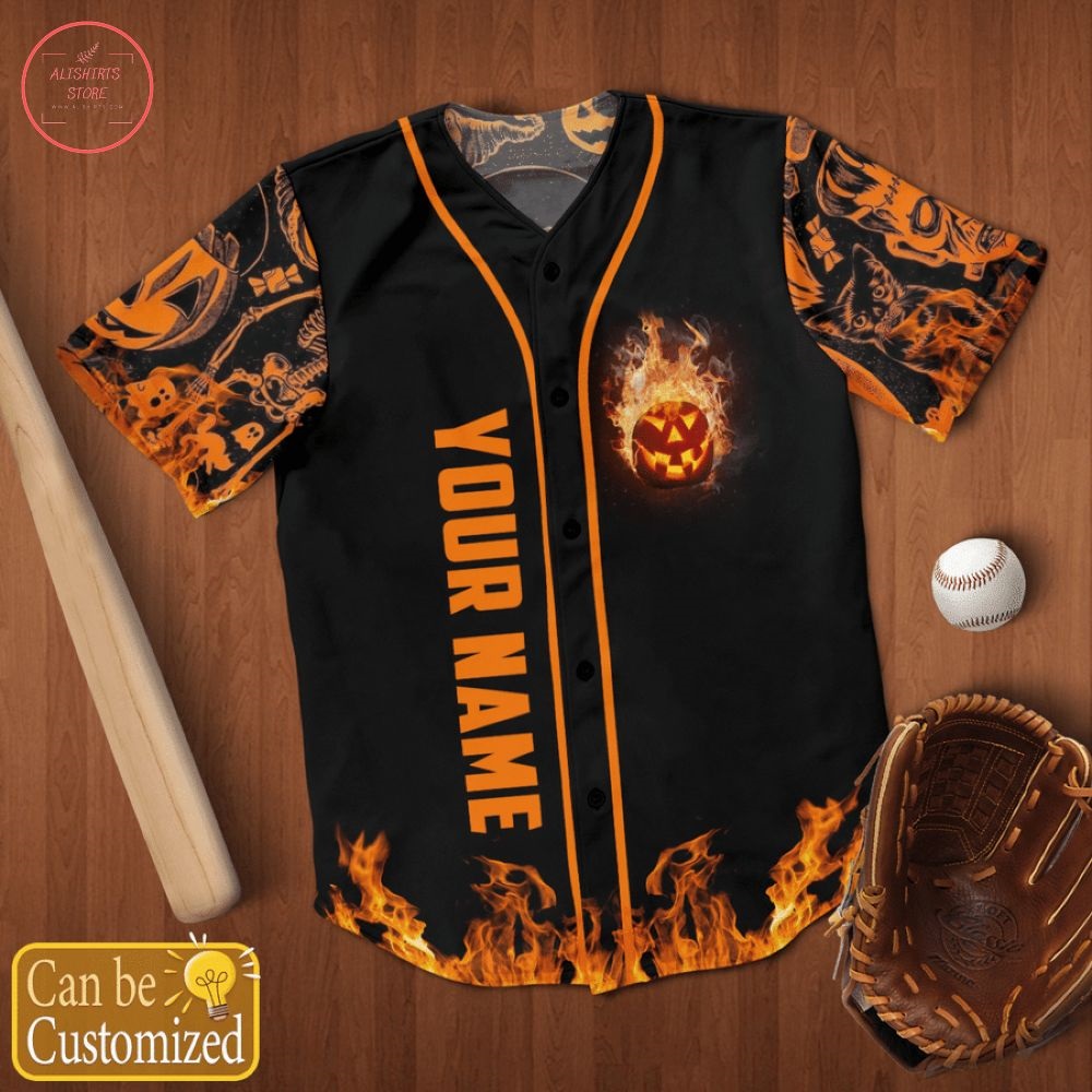 Customized Halloween Baseball Jersey