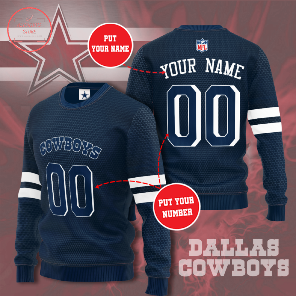 Dallas Cowboys Personalized Sweater