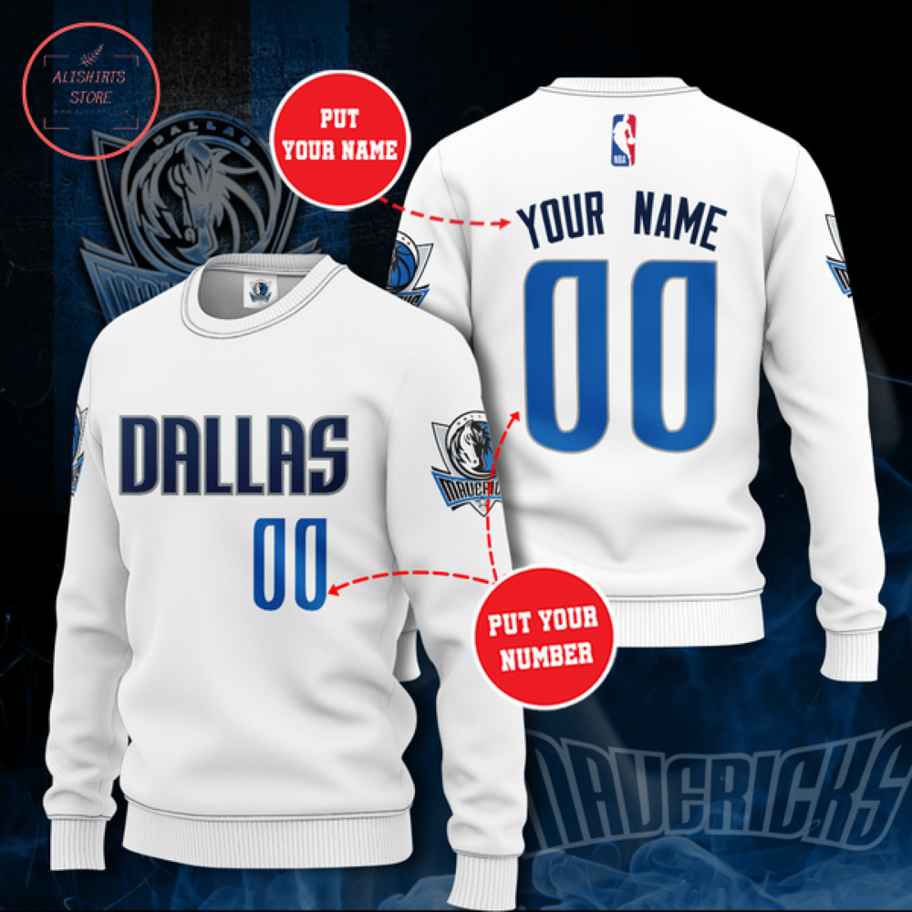Dallas Mavericks Personalized Sweater