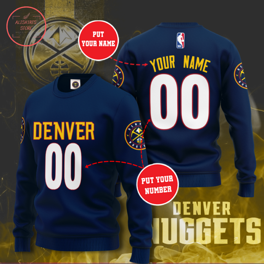 Denver Nuggets Personalized Sweater
