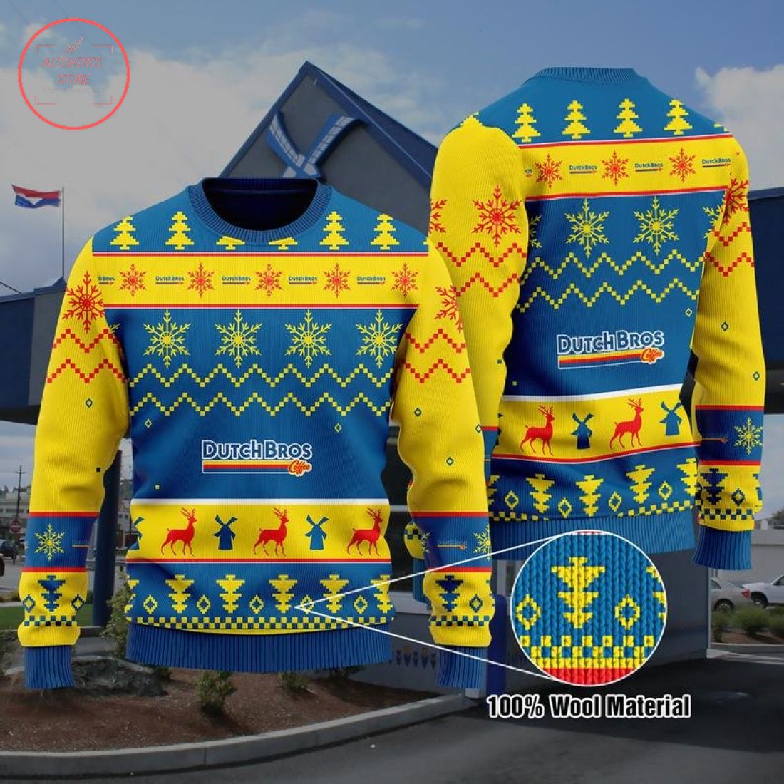 Dutch Bros Coffee Christmas Sweater