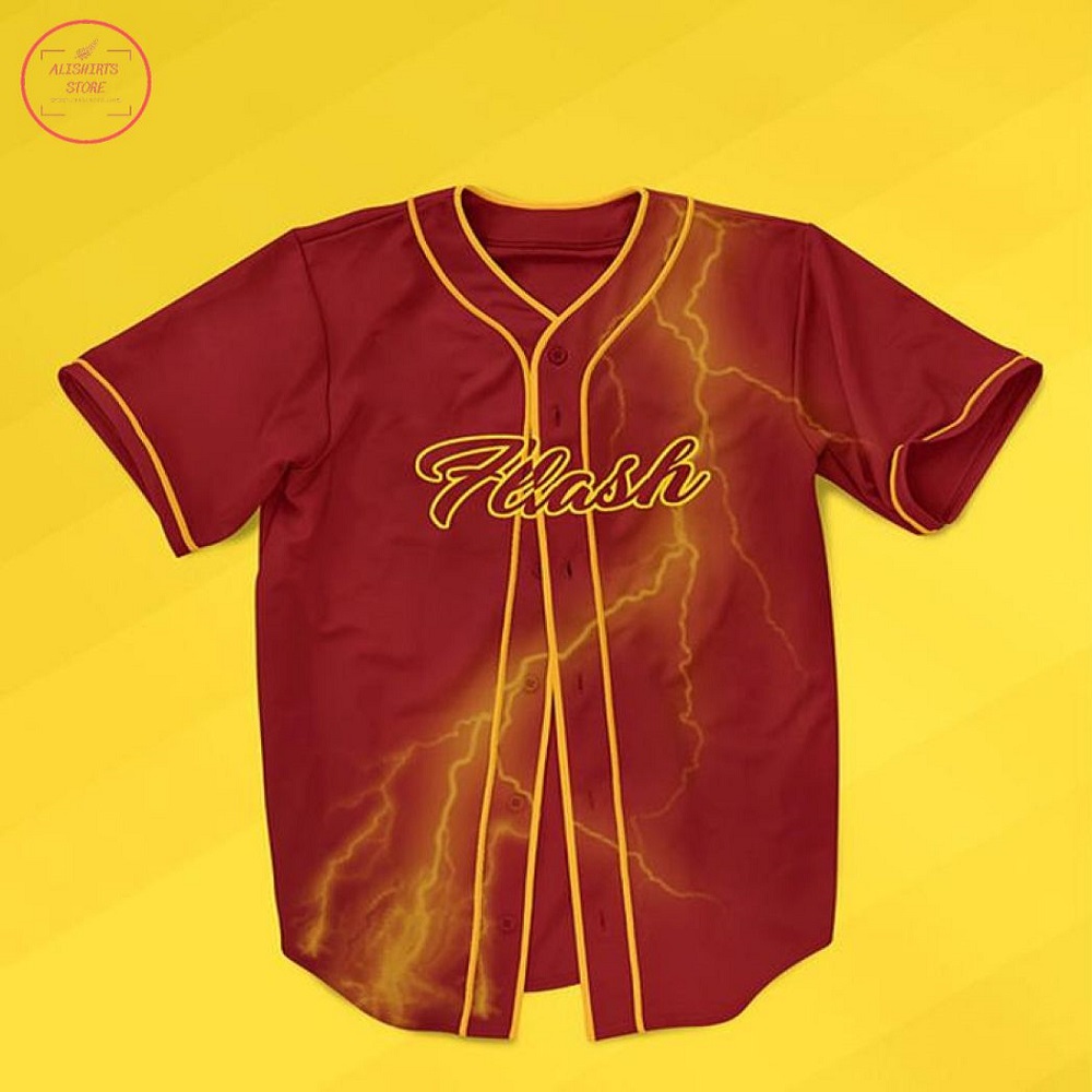 Flash Personalized Baseball Jersey